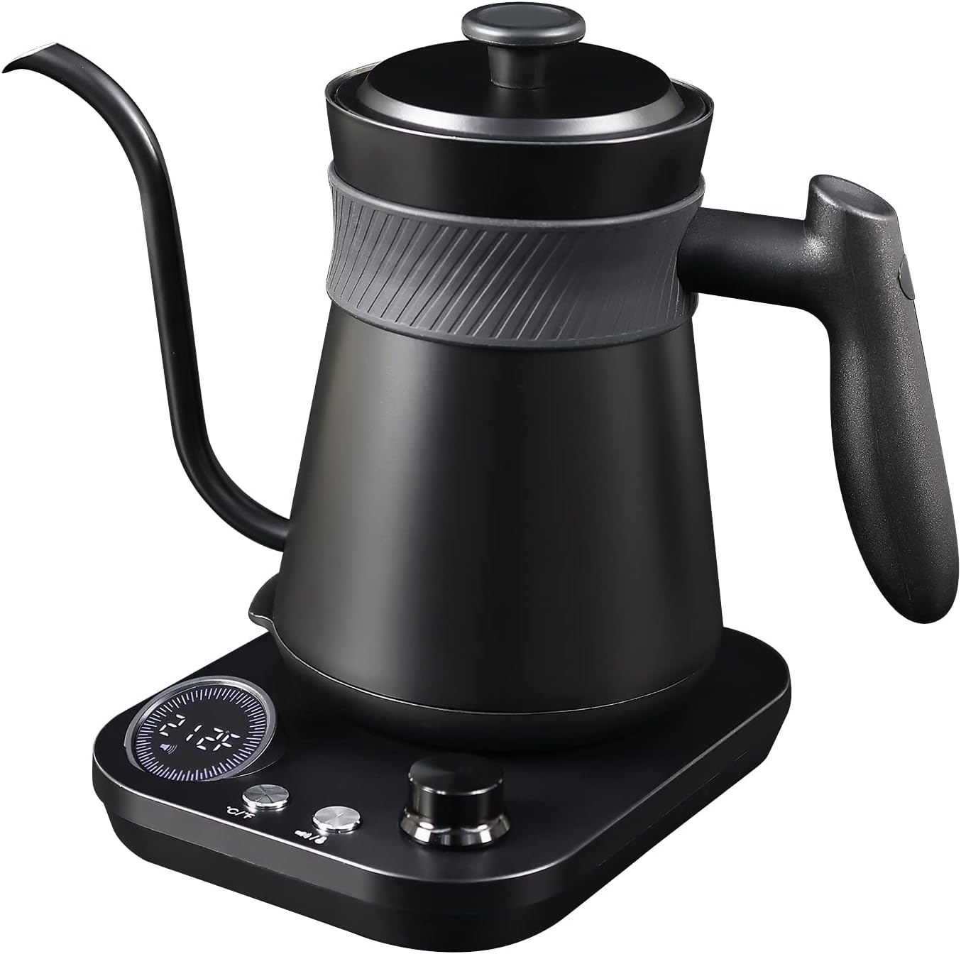 WHALL Gooseneck Electric Kettle - Tea/Coffee Kettle with LED Display, –  Whall